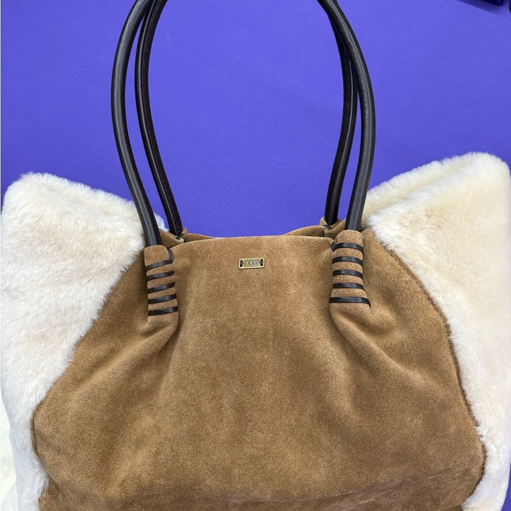 UGG Tan and Cream Tote Bag - Picture 5 of 9
